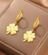 Aretes gold clover