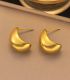 Aretes dorados teardrop