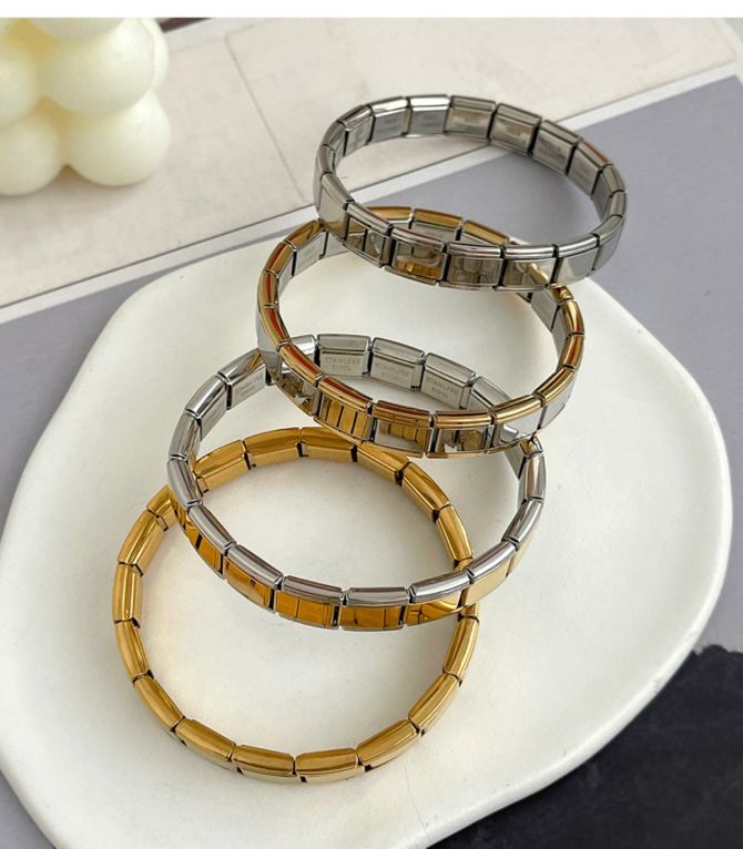 Brazalete italiano dorado