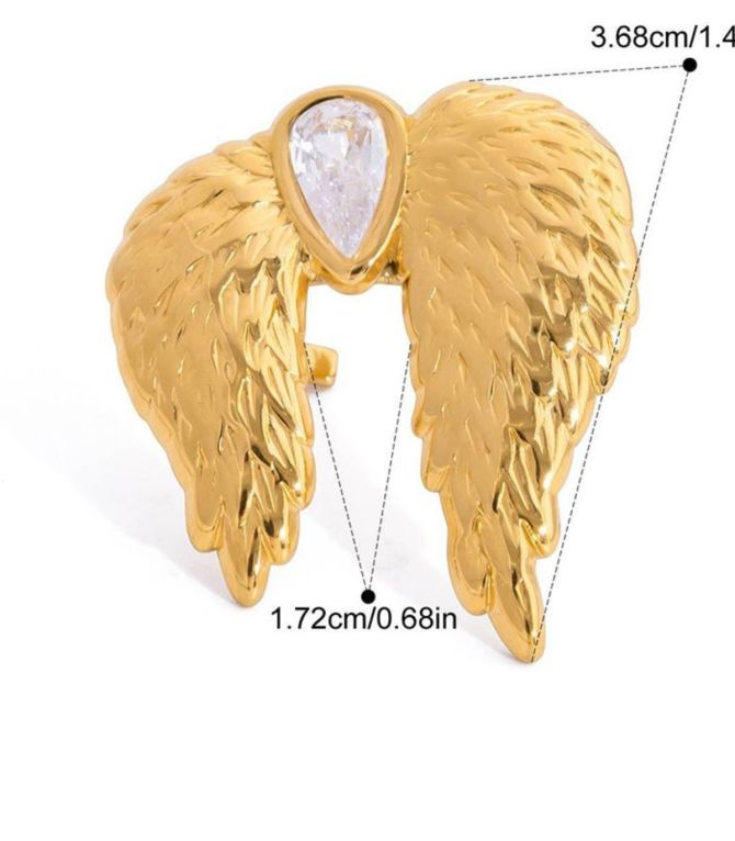 Anillo diamond wing