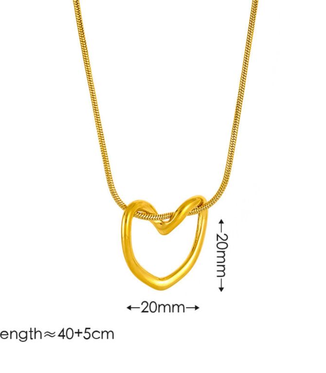 Collar y aretes set dorado