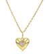 Collar diamond heart