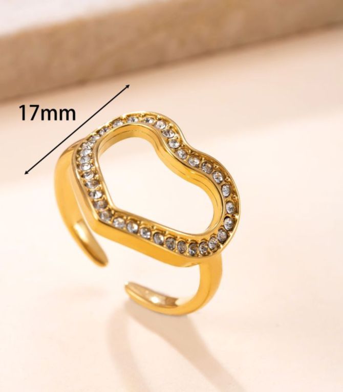 Anillo diamond heart