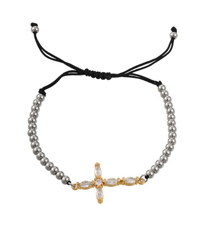Brazalete zircon cross