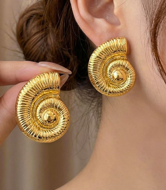 Aretes concha 1