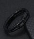 Brazalete nego braided hombre