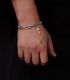 Brazalete 21cm cross hombre