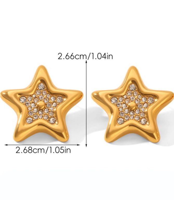 Aretes diamond star