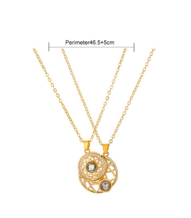Collares magnéticos sol y luna