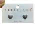 Aretes corazón con zirconias