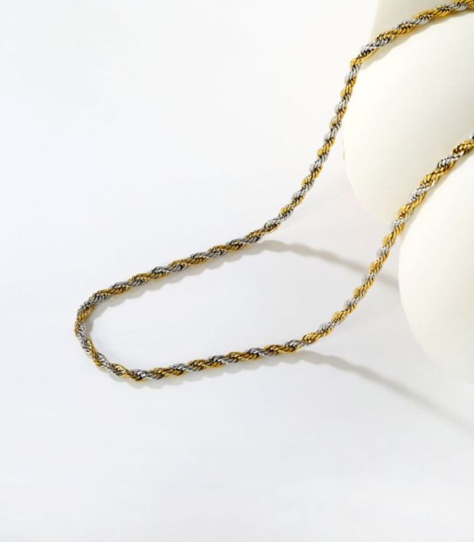 Collar twist bicolor