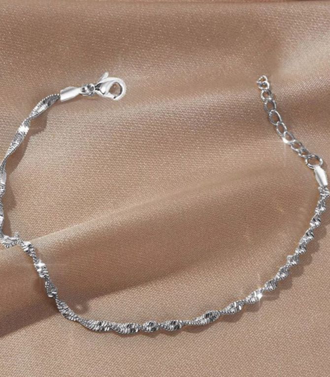 Brazalete silver wave