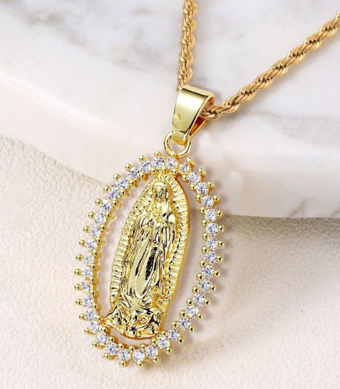 Collar torsal con zirconias