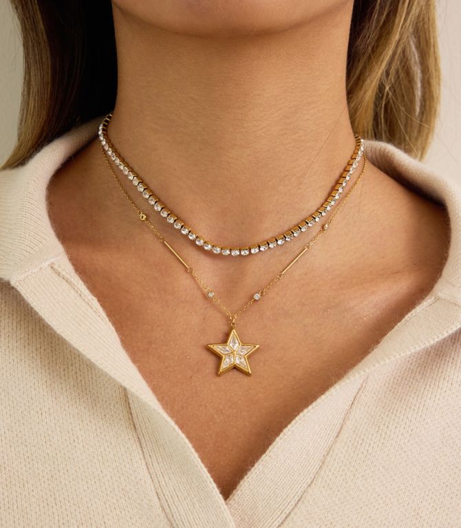 Collar diamond round