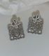 Aretes silver diamond stud