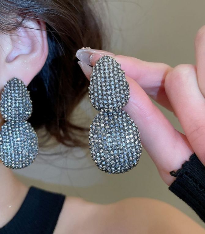 Aretes plata irregular shaped