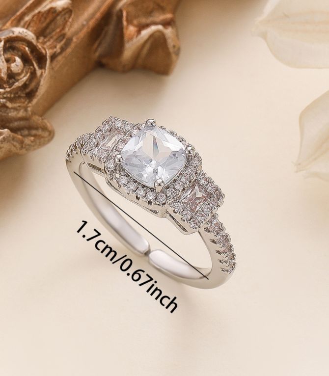 Anillo diamond white