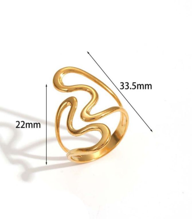 Anillo irregular line 1