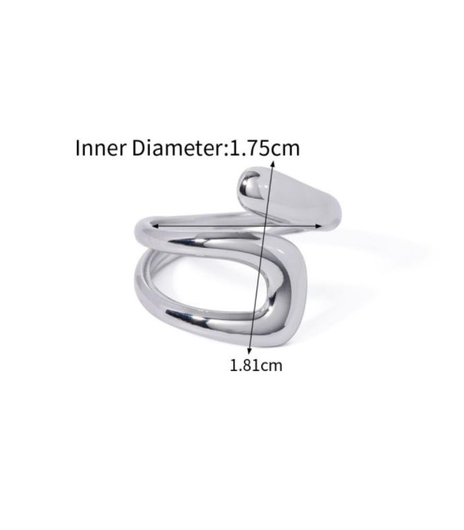 Anillo plata irregular 1