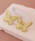 Aretes mariposa