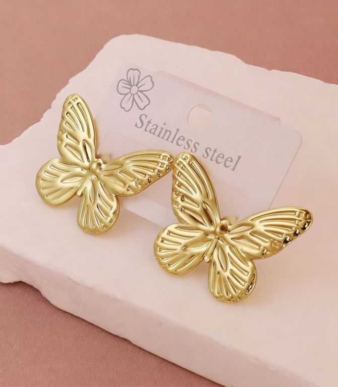 Aretes mariposa