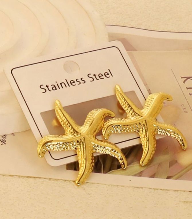 Aretes estrella de mar