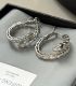 Aretes silver snake