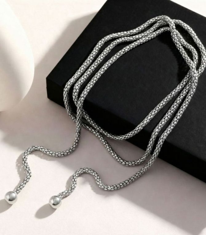 Collar silver chain