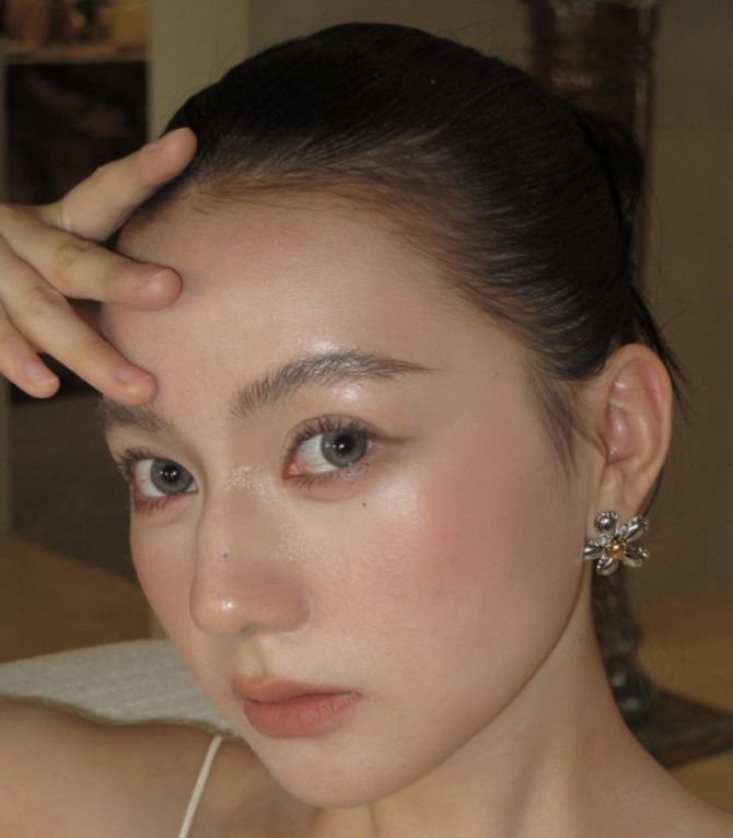 Aretes flores bicolor