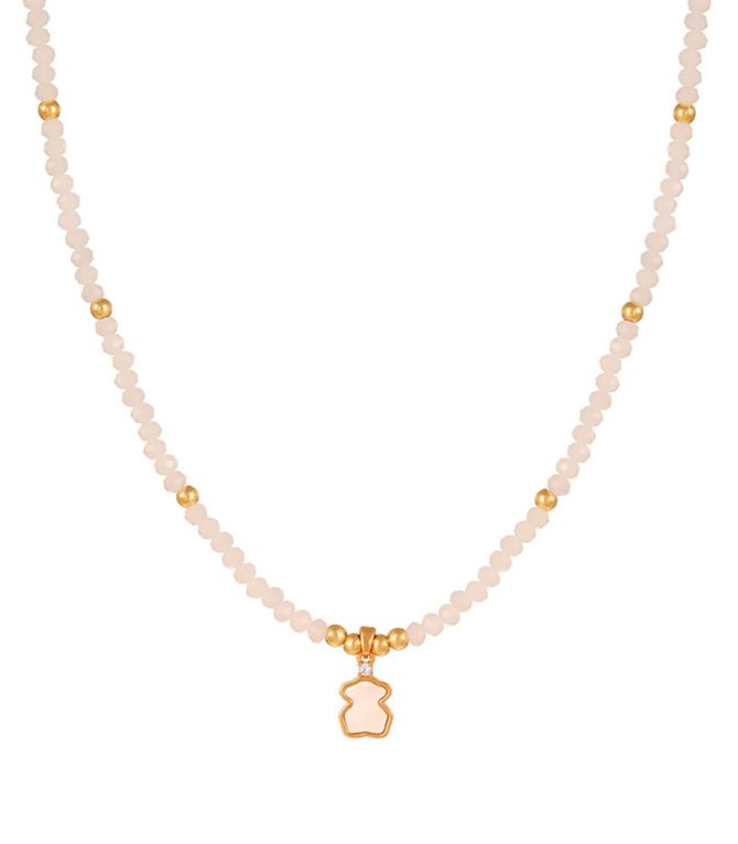 Collar zircon pearl bear