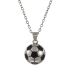 Collar silver soccer ball