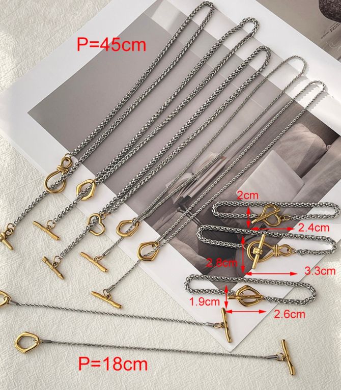 Brazalete bicolor chunky braided