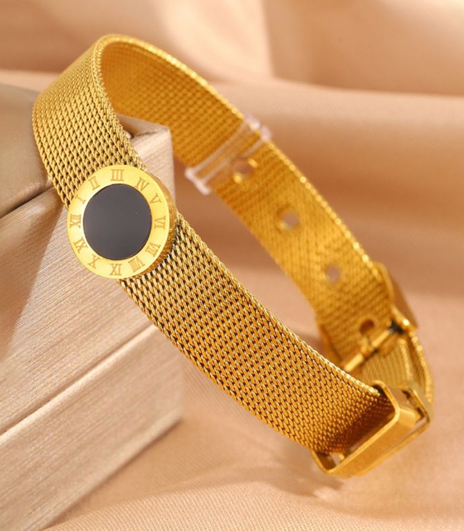 Brazalete gold roman strap