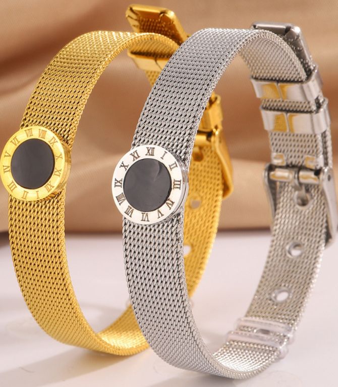 Brazalete gold roman strap