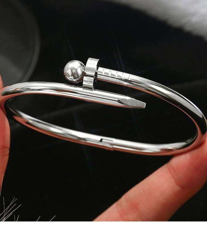 Brazalete silver nail