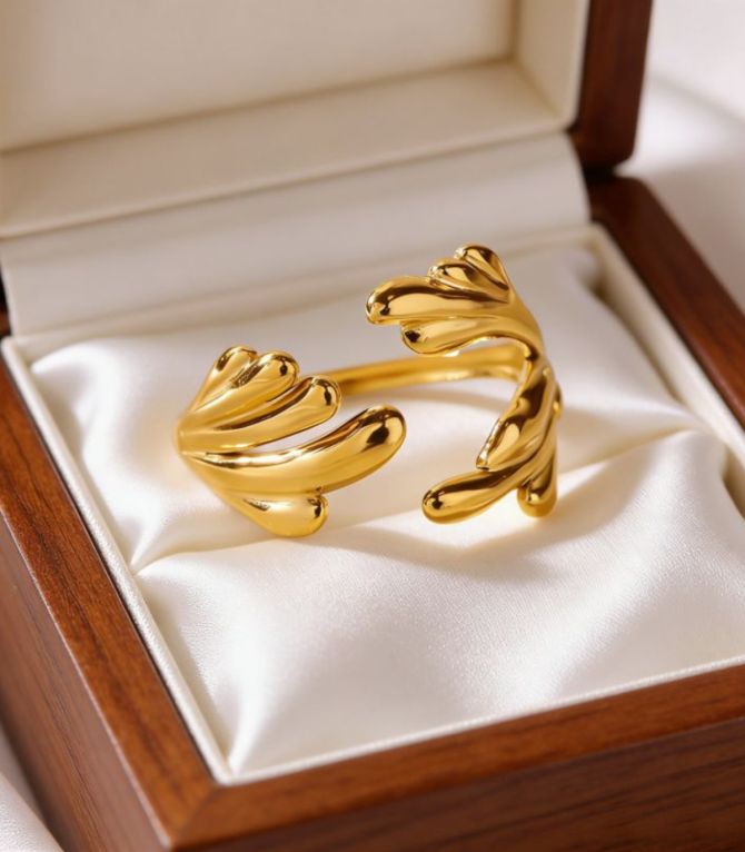 Anillo abierto irregular