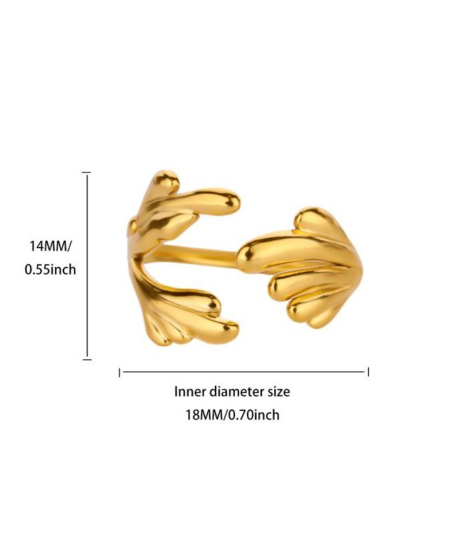 Anillo abierto irregular