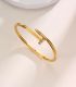 Brazalete gold diamond nail