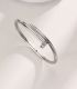 Brazalete silver diamond nail