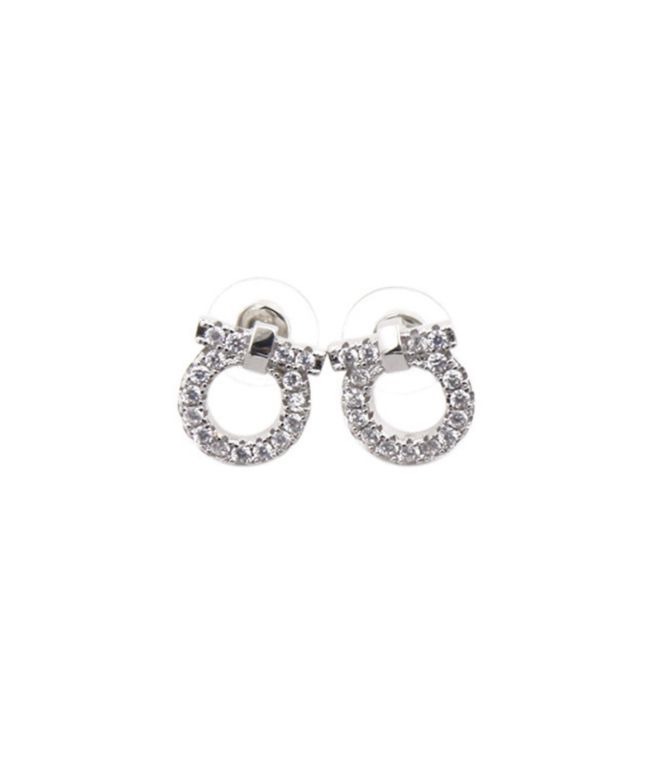 Aretes silver diamond d